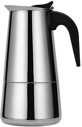 COLLBATH Kaffeetasse Kaffeemaschinen Portable Coffee Maker Latte Maker Camping-Kaffeekanne -Espressomaschine Kaffeebecher Espressotasse Kaffeemaschine Topf Mokkakanne Rostfreier Stahl