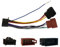 SPTSSWET 16-poliger ISO-Kabelbaumanschluss ISO-Standard-Adapteranschluss Kompatibel mit Pioneer Kompatibel mit Sony Kompatibel mit JVC für CD-Player