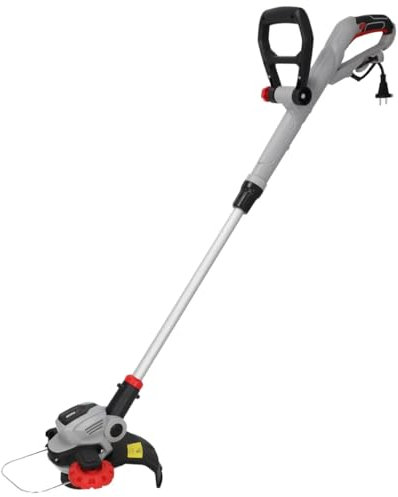 Dedra Elektro-Rasentrimmer Garden DED8695 550W 10000U/min in Kartonverpackung, Schnittdurchmesser ⌀ 30cm, Starke 550W, Ergonomisches Leichtgewicht 2,1 kg, Verstellbarer und komfortabler Griff