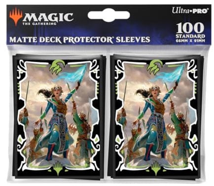 Ultra PRO - Tarkir Dragonstorm Eshki, Temur’s Roar (Temur Roar Commander Deck) 100ct Deck Protector Sleeves for Magic: The Gathering | Magic Gathering Accessories MTG Card Protection TCG Deck Sleeves