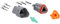 Kalitec KALI-1203 DEUTSCH DT Steckverbinder Set 3 polig I Wasserdicht IP68 I Deutsch Stecker KFZ für Motorrad, Auto I Leiterquerschnitt 0,75-2 mm² 18-14 AWG I glasfaserverstärktes Polyamid PA-GF