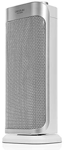 Cecotec Calefactor Eléctrico Cerámico Ready Warm 6250 Ceramic Sky Style. 2000W, Termostato Regulable, 3 Modos, Protección Sobrecalentamiento y Antivuelco, Cobertura 20m2
