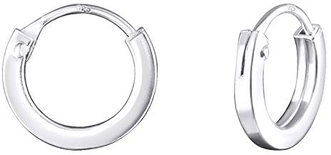 Monkimau Damen Ohrringe Creolen aus 925 Sterling Silver echt Silber