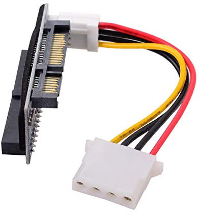 Cablecc IDE/PATA Adaptateur convertisseur 40 broches vers SATA femelle pour ordinateur de bureau et disque dur 3,5