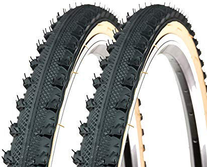 2 Stück 28 Zoll Fahrrad Reifen 37-622 Gravel Trekking 28×1 3/8 Tire Semi Slick Mantel