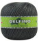 DELFINO Filato Cotone per Uncinetto 100g - Disponibile in più Colori e Spessori - Gomitolo Colore Grigio Scuro (302) - Spessore Numero 8 - da Ricamo 100% Filo di Scozia - 100% Made in Italy
