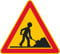 Panneau PVC 5mm 24x20cm Chantier triangle