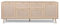 DEINE TANTE EMMA 003044 Bali 51B Sonoma Eiche/Geflecht Rafia Kommode Beistellkommode Sideboard ca. 180 x 71 x 40 cm
