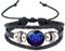 Caimeytie Kinder Armschmuck Leder Wickelarmbänder Verstellbar Horoskop Sternzeichen Glücksarmband Widder
