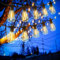 Zuske Garden String Lights Outdoor, 30M Festoon Lights Mains Powered with 50+3 ST38 Shatterproof Bulbs, Waterproof IP65 Patio Lights for Outside Yard Gazebo Backyard Terrace Party Porch(Warm White)