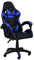 Totò Piccinni Sedia GAMING Ergonomica Reclinabile Girevole con cuscini in similpelle con rotelle e poggiatesta (Blue)