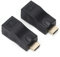 Rankomu Convertisseur réseau Ethernet HDMI vers RJ45, 30 m sur Cat 5e/6 Ethernet LAN RJ45 Convertisseur HDMI Répéteur Prise en Charge 3D 4K pour PS3 HDTV HDPC STB