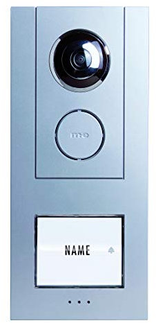 VS-11 VISTASMART iP Video-Türsprechstation Aluminium für Smartphone 1-Familienhaus Silber