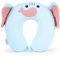 Mousehouse Gifts - Blue Elephant Memory Foam Travel Pillow, Plush Neck Support for Kids and Adults