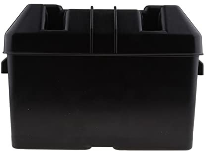 IKOCHI Coche RV Barco Marine Smart Battery Box Guard Mater Bandeja Titular con Correa