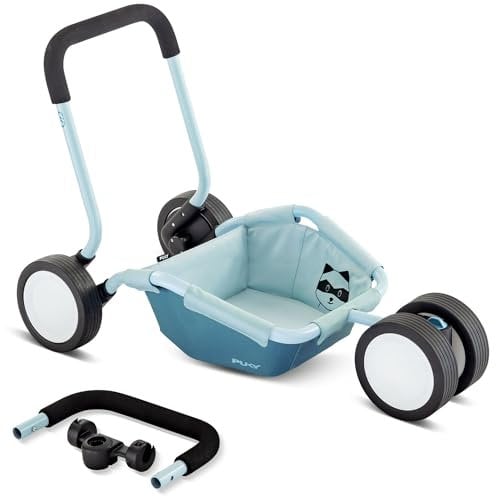 PUKY TRAILY Blau | 3-in-1 Vielseitiges Spielerlebnis | Lauflernwagen für Sicherheit & Entwicklung | Für Innen & Außen | Geeignet für PUKYLINO & WUTSCH Modelle | Ab 1 Jahr