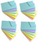 KIFZM Large Sticky Notes, 76 x 127 mm 6 Pastel Harmonic Colors Assorted Self-Stick Pads for Notebook,Office,School and Home,80 Sheets/Pad,24 Pads