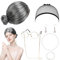 YOUYIKE 7 Stück Oma Perücke Kostüm Accessoire Set, Oma Brille mit Perlen Armband Perlenkette, Großmutter Verkleidung, Cosplay Zubehör für Halloween Karneval Mottoparty Fasching Deko