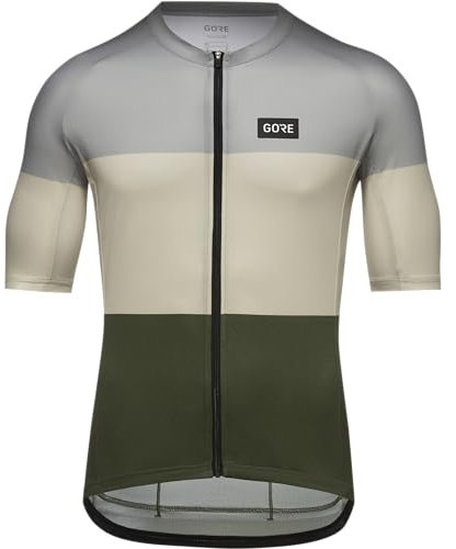 GORE WEAR Herren Spirit Stripes Jerseys, Lab Grau/Tech Beige, XL EU