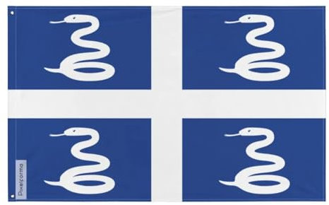 Drapeau Martinique Plusieurs Tailles en Polyester 64x96cm 2. 2 œillets à gauche