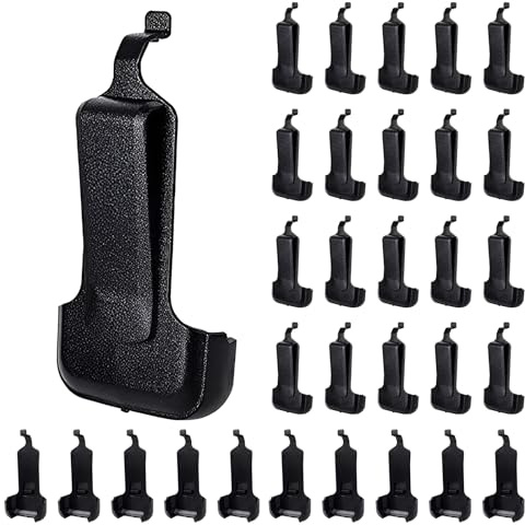 abcGoodefg Walkie Talkie Belt Clip Compatible with Two Way Radio RT22 LT-316 WLN KD-C1 X6 NK-U1 ZS-B1 TD-M8 RT-10 R1 (30 pc)
