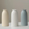 Ceramic vase Set-3 Small Flower vases for Decor,Modern Boho Farmhouse Home Decor,Decorative vase for Pampas Grass&Dried Flowers,idea Shelf,Table,Bookshelf (Blue Mix)