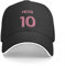 ORHFHVW Baseballmütze Rosa Zahl 10 Mode Argentinien Fußball Messi Sandwich Kappen Unisex Stil Verstellbar Papa Hut Outdoor Geburtstagsgeschenk