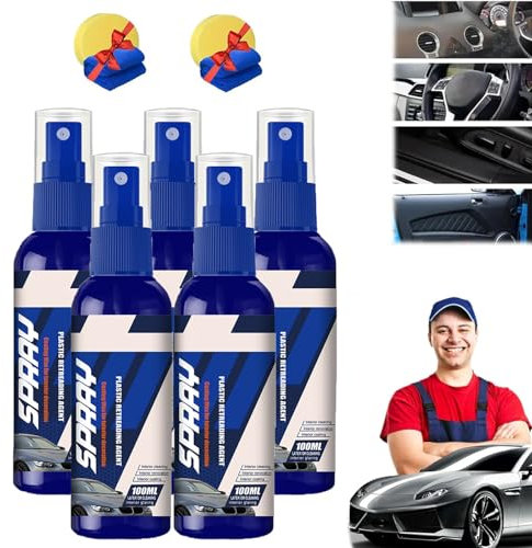 Car Rubber Seal Protectant, Car Door Rubber Seal Protector Spray, Car Rubber Seal Protector, Car Rubber Seal Restorer, Lubricates Windows and Eliminates Noises (5 PCS)