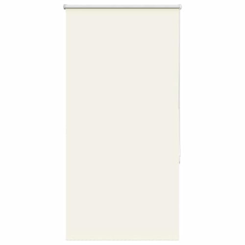 vidaXL Verdunkelungsrollo Cremeweiß 80x130cm Stoffbreite 75,7 cm, Rollo, Klemmfix, Thermorollo, Verdunklungsrollo, Klemmrollo, Fensterrollo