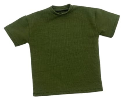 Männliches T Shirt Stofffigurenkostüm Im Maßstab 1:6 für 12 Zoll Actionfiguren