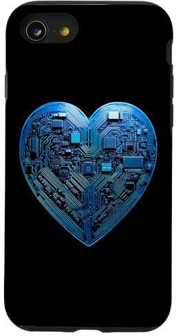 Coque pour iPhone SE (2020) / 7 / 8 Carte mère Valentine Circuit informatique graphique
