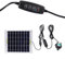 URPIZY Solarbetriebene Wasserpumpe 10W Doppelseitige Solarstromerzeugung Einstellbare Wassermenge Intelligenter Schalter Für Garten Teich Brunnen Langlebig Wartungsarm Umweltfreundlich