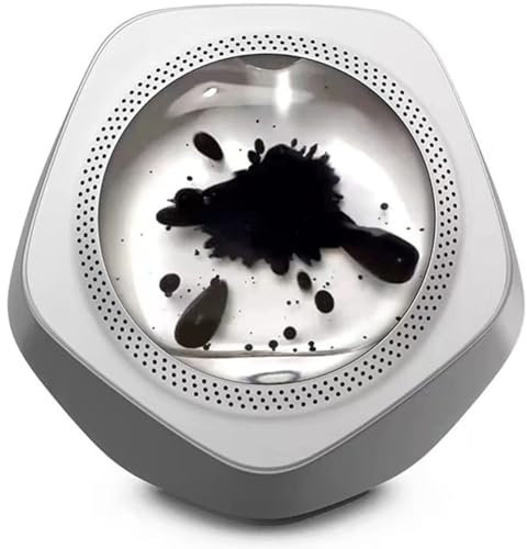 Enceinte fluide magnétique – Son surround à 360° – Haut-parleur Bluetooth tactile pour home cinéma – Décoration de bureau ferrofluide dansante