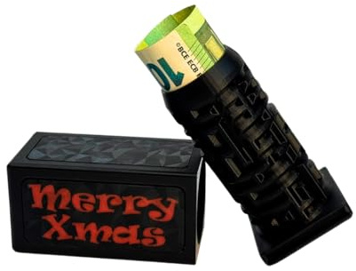 3D-gedruckte Labyrinthbox – Kreative Geschenkverpackung für Geldgeschenke & kleine Botschaften (Merry Xmas)