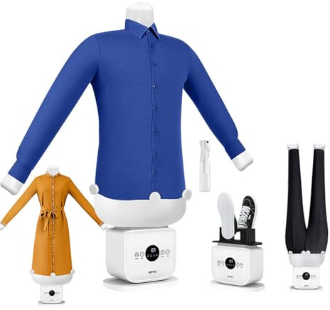 DHMYYXGS Automatischer Hemdenbügler Bügelpuppe 1400w, 360° Automatikbügeln Dampffunktion,109 Löcher & 75° Heißluftaustritt, Trocknet Bügelt Hemden,Blusen,Hosen Und Empfindliche Textilien Effizient B
