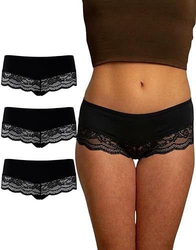 Benonetti Damen Hipster Slips 3er Pack Baumwolle, weich, atmungsaktiv, formstabil, bequemer Sitz ohne Einschneiden – Komfortable Unterwäsche für Alltag, Freizeit & Wohlgefühl