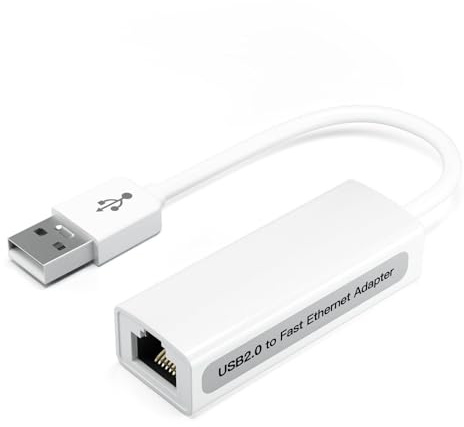 Adaptateur de carte réseau Ethernet USB 2.0 vers RJ45 10/100 Mbps pour connexion réseau rapide USB Ethernet