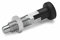 Ganter Normelemente GN 717-8-M12X1,5-CK-NI Edelstahl-Rastbolzen, silber, 2 Stück