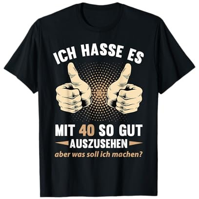 40. Geburtstag Mann Frau 40 Jahre 1985 Deko Lustig Geschenk T-Shirt