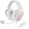 Redragon H510W ZEUS 2 WHITE – Cuffie Headset confortevoli per Gaming – Audio ad alta definizione + Bassi potenti – Cuffie bianche con microfono per PC, PS4 – Audio 7.1 + software scaricabile