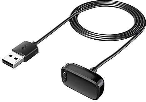 Arblel Charge 6 charger Compatible with Fitbit Charge 6/Charge 5/Fitbit Luxe Cable Replacement for Charge 5/Luxe Smartwatch Charging Accessories (1.6ft)