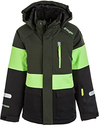 ZIGZAG Girl's Taylor Ski Jacket, 3006 Duffel Bag, 110