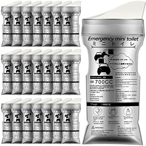 Amylove Einweg-Urinbeutel, 100/150 Stück, tragbar, Notfall-WC, für Patienten, Erwachsene, Fahrer, Reisen, Outdoor, Camping, Roadtrip, 100 Stück