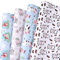 Sikiweiter Kuh-Geschenkpapier - 12 Blatt für Bauern-Themen, Geburtstag, Babyparty, Weihnachten - 50 x 70 cm pro Blatt