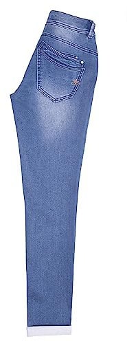 Buena Vista Damen Jeans Malibu Sweat Denim Middle Blue - M