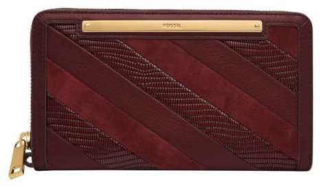 Fossil Zip Around Clutch Liza für Damen Leder, SL8297631