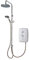 Triton Showers T80 Easi Fit Plus DuElec™ | Shower Electric | 10.5 KW I White I Electrical Showers | with Rainfall Showerhead and Anti Twist Hose | Best Electric Shower Units for Bathrooms