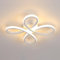 Comely Plafon LED Techo Moderna, Lámpara de Techo 30W 3400LM, Iluminación de Techo de Acrílico con Forma de Flor para Dormitorio, Sala de Estar, Comedor, Luz Cálida de 3000K, Dia 30cm, Blanco