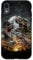 iPhone XR Tyrannosaurus Rex Dinosaur in Prehistoric Era Full Moon Case