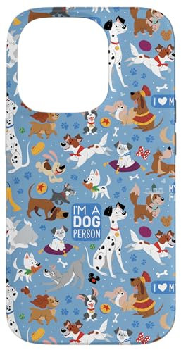 iPhone 14 Pro Disney Dogs I’m a Dog Person Blue Case